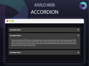 Accessible Accordion Module by Aivilo  Solutions